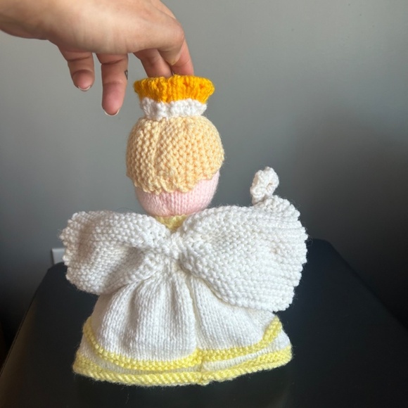 Handmade Knit Angel Doll - Picture 7 of 11